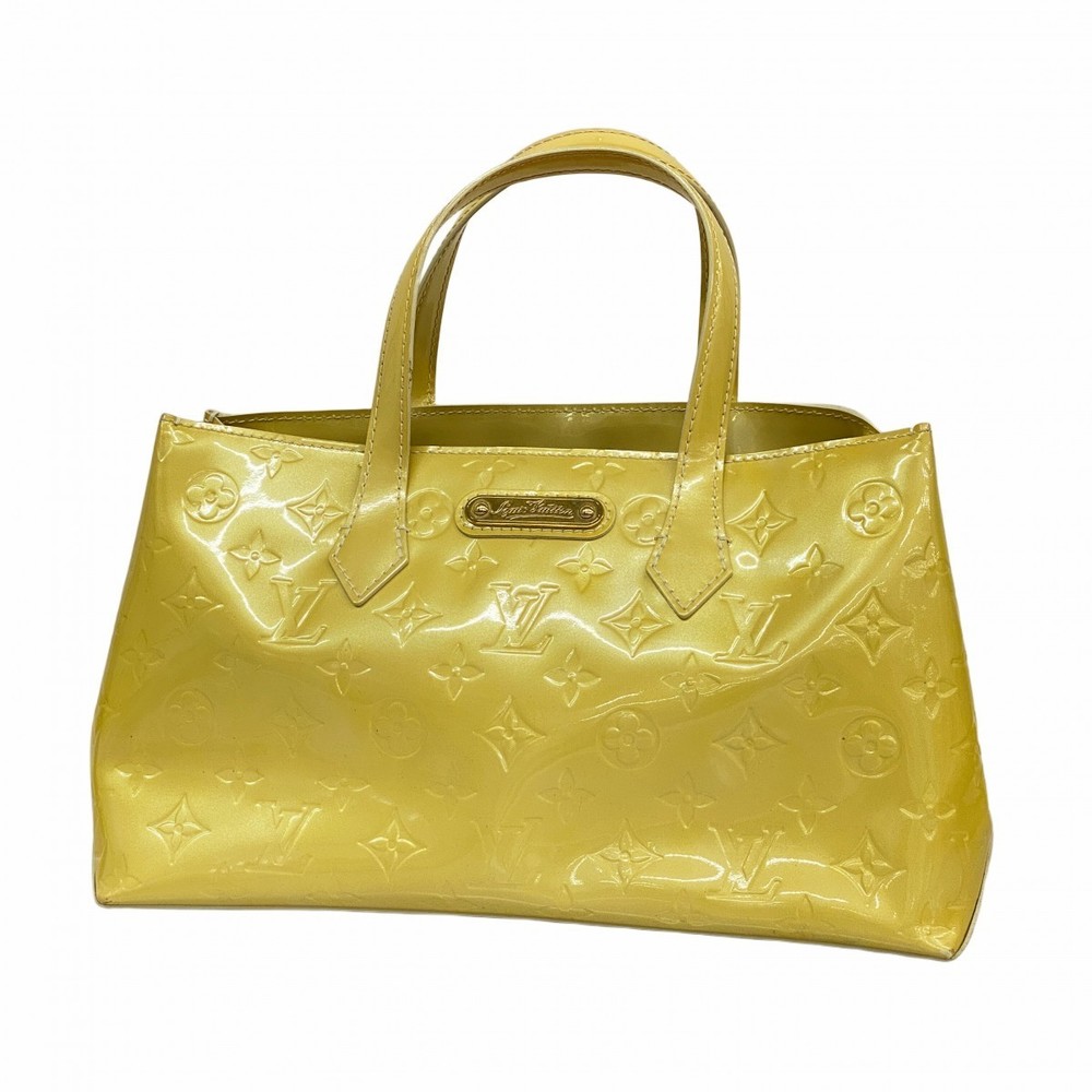 Louis Vuitton Handbag Pm Wilshire Corail Bron White Vernis